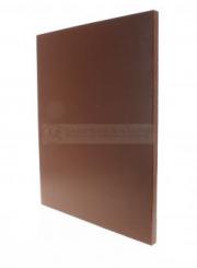 Billot de coupe PE brun 65 shores D  260mmx200mm ep15mm 