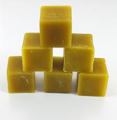 Pain de cire d'abeilles JAUNE pré-découpé en 6 